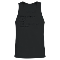 Discus Throw Mom Funny Athlete Definition Unisex Tank Top - Black – 2