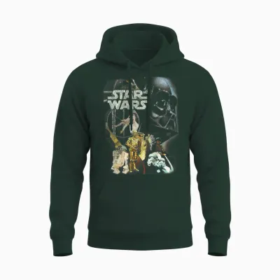 Kinder Star Wars New Vintage Unisex Hoodie - Forest