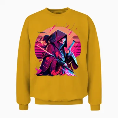 Samouraï Unisex Sweatshirt - Gold
