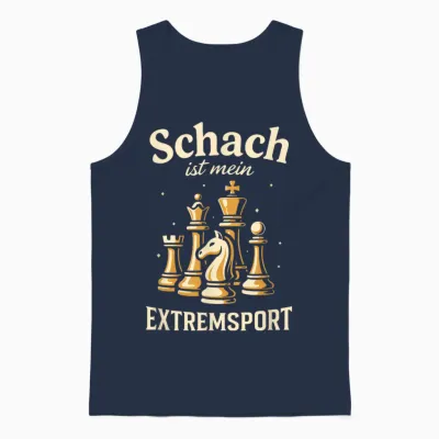 Schach Ist Mein Extremsport - Schachsport Unisex Tank Top - Navy