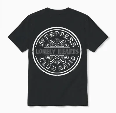 The Beatles Sgt Peppers Lonely Hearts Club Band Official Roc Unisex T-Shirt - Black