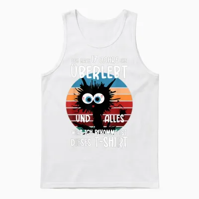 17 Jahre Verheiratet Orchideenhochzeit Ehe 17 Hochzeitstag Unisex Tank Top - White
