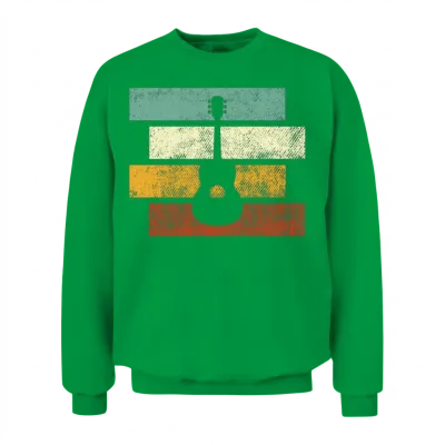 Guitar Retro Unisex Sweatshirt - Irish Green
