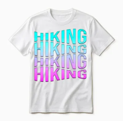 Hiking Unisex T-Shirt - White