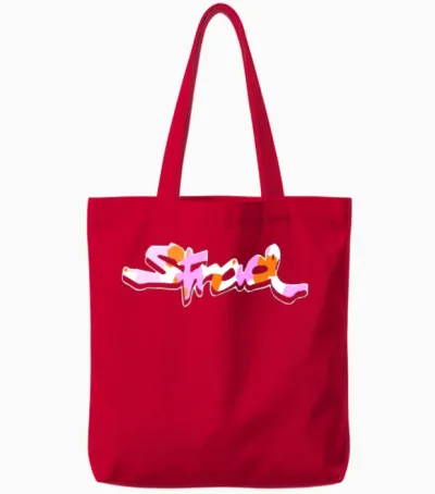 Stradman Merch the Strad Camo Tote Bags - Red