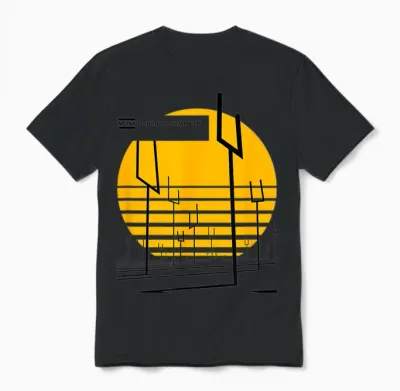 Muse Symmetry Dot T-Shirt, White, S Unisex T-Shirt - Black