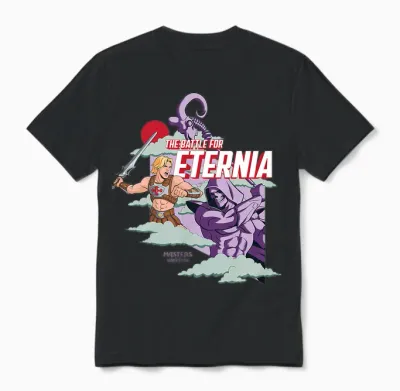Les Maîtres De L'univers La Bataille Pour Eternia T-Shirt Haut De Gamme Unisex T-Shirt - Black