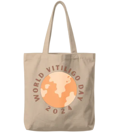 World Vitiligo Day 2024 Tote Bags - Natural