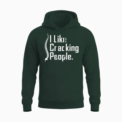 Funny Chiropractor Joke Unisex Hoodie - Forest