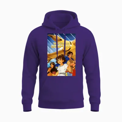 The Mysterious Cities of Gold - Retro 80s Cartoon Kids T-Shirt, Black Unisex Hoodie - Purple