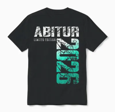 Abitur 2026 Geschafft Limited Edition Unisex T-Shirt - Black