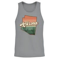 Arizona Retro Unisex Tank Top - Sport Grey – 2