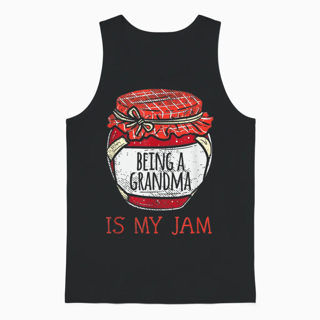 Fun Cute Grandmother Humor | Funny Being a Grandma T-Shirt Small Unisex Tank Top in Black