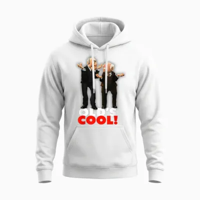 Disney the Muppets Waldorf and Statler Old's Cool T-Shirt, Black Unisex Hoodie - White