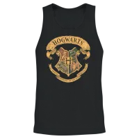 Harry Potter Hogwarts Coat of Arms Unisex Tank Top - Black – 2
