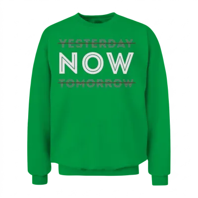 Focus on Now Unisex Sweatshirt - Irish Green