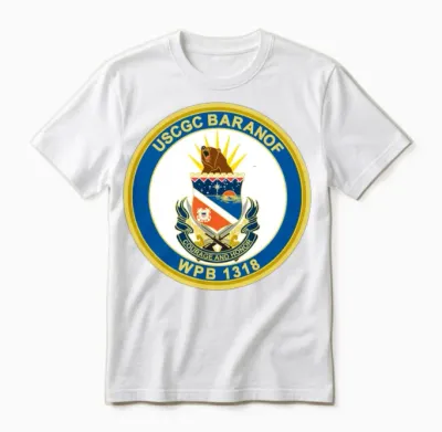 Baranof Wpb 1318 (u.s. Coast Guard) Unisex T-Shirt - White