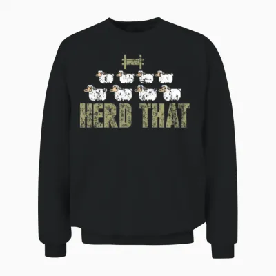 Sheep Unisex Sweatshirt - Black