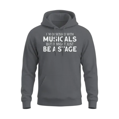 Theater Teacher Drama Teacher Theater Nerd Actor Unisex Hoodie - Charcoal