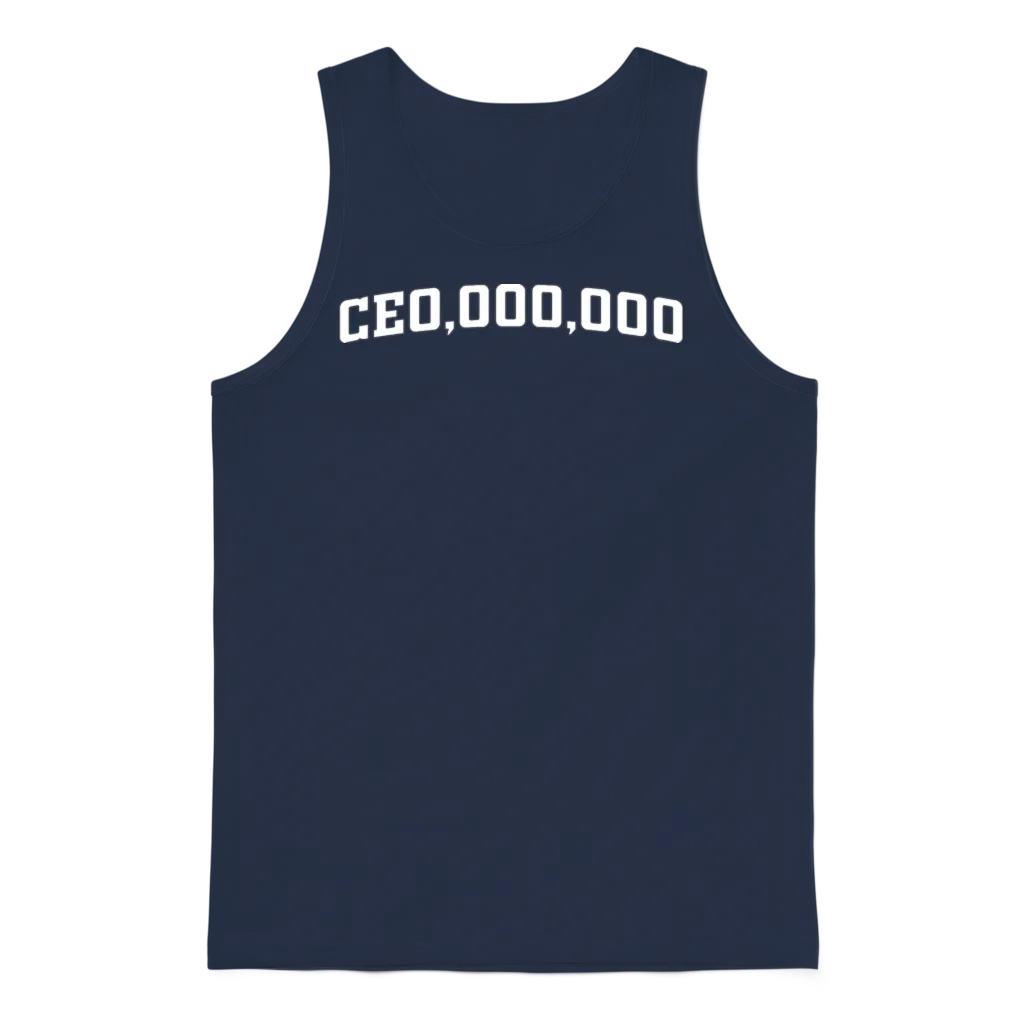 Funny Ceo Ceo,000,000 Unisex Tank Top - Navy