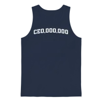 Funny Ceo Ceo,000,000 Unisex Tank Top - Navy – 1