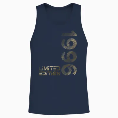 Limited Edition Vintage 1996 Man Woman 30th Birthday Unisex Tank Top - Navy