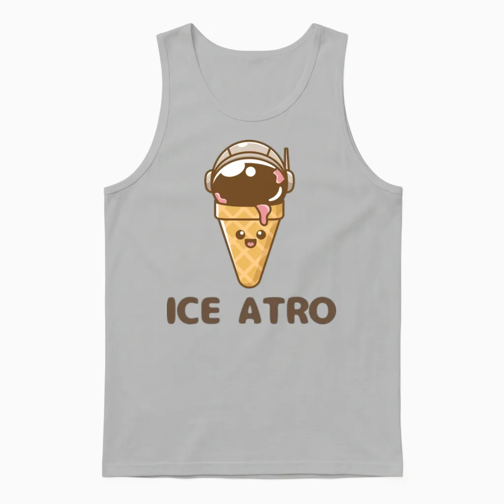 Designice Atro Retro Unisex Tank Top - Ash