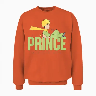 Le Petit Prince Antoine De Saint-Exupery Unisex Sweatshirt - Orange