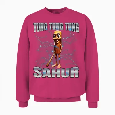 Tung Tung Tung Sahur Unisex Sweatshirt - Heliconia