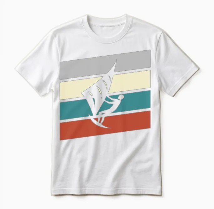 Kite Retro Unisex T-Shirt in White