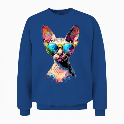 Sphynx Cat Sphynx Cat Canadian Cat Sweet Cats Sphynx T-Shirt, Black, S Unisex Sweatshirt - Royal