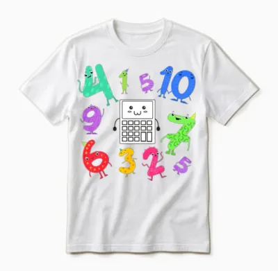 Mathematics Number Day Unisex T-Shirt - White
