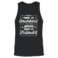 Coworkers Fun Unisex Tank Top - Black – 2