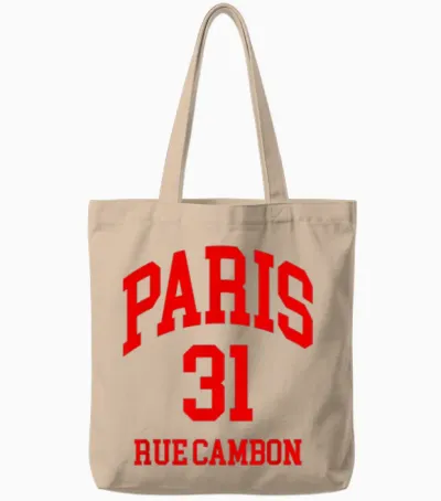 Paris Geschenk Paris 31 Rue Cambon, Eiffelturm Reise Damen Tote Bags - Natural