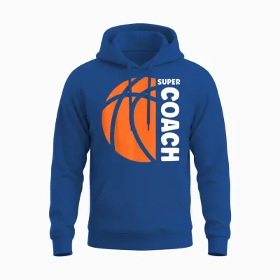Super Entraineur Basket-Ball Sport Coach De Basket Unisex Hoodie - Royal