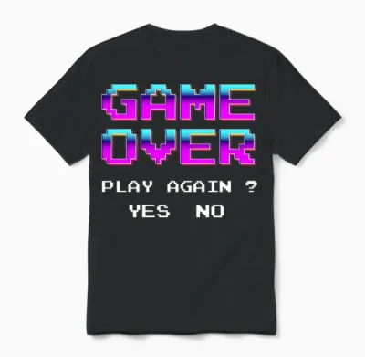 Retro Game Unisex T-Shirt - Black