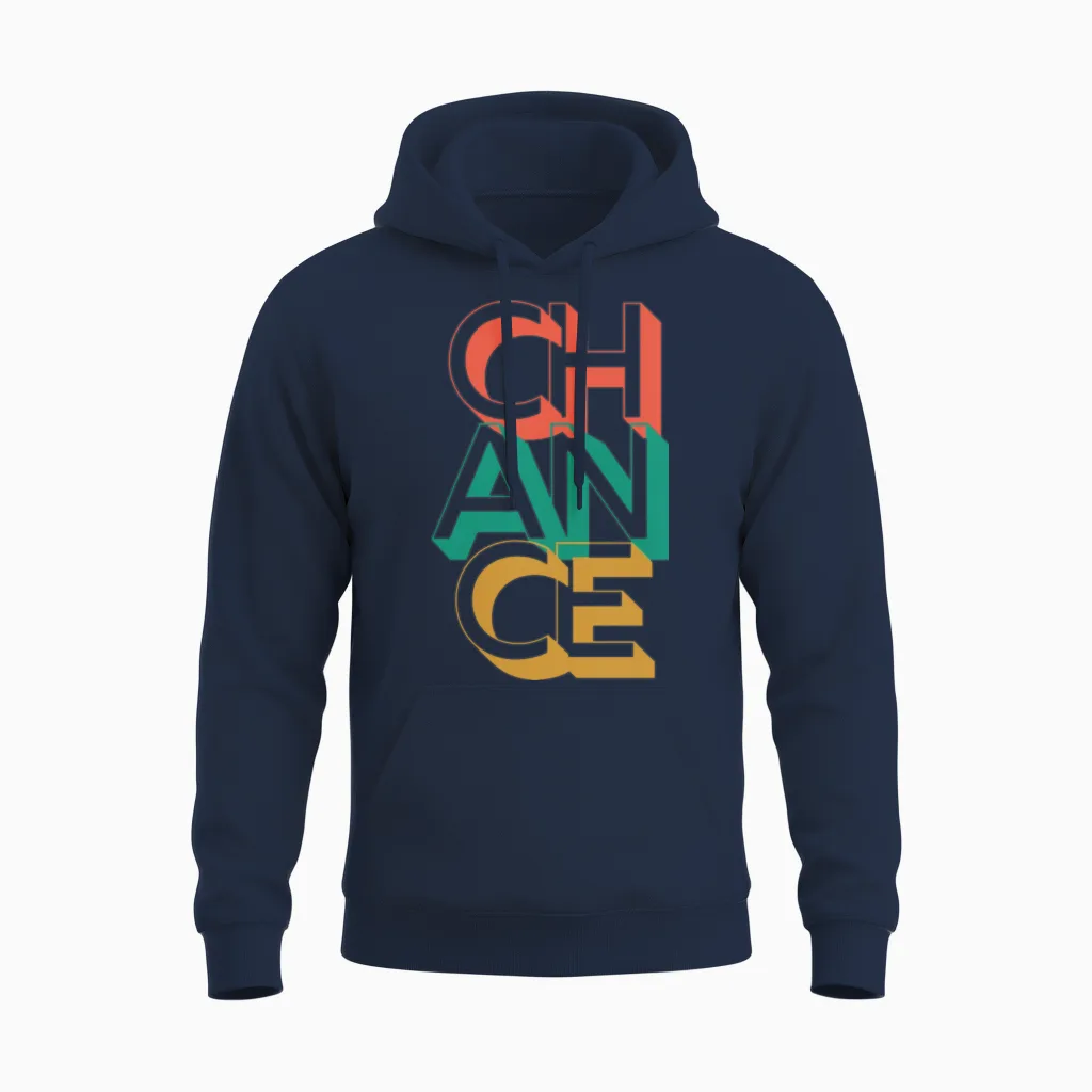 Retro Chance Unisex Hoodie in Navy
