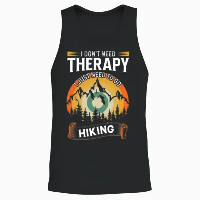 Mountain Hiking for Freedom? Unisex Tank Top - Black