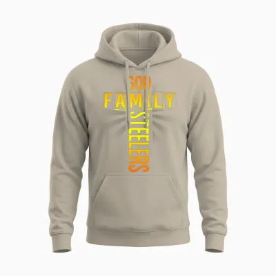 Tee Shirt God Family Steeler Unisex Hoodie - Sand