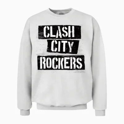 Der Kampf - Clash City Rockers Unisex Sweatshirt - White