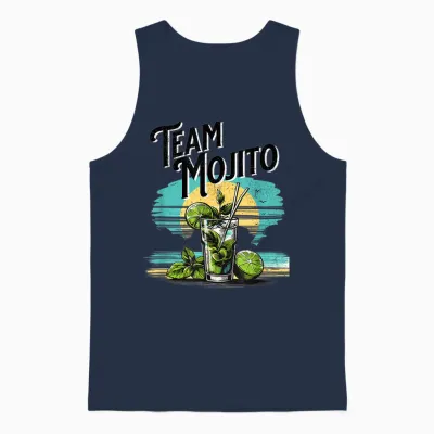 Team Mojito, Cocktail De Mojito, Enterrement De Vie De Jeune Fille Unisex Tank Top - Navy