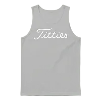 Funny Golf Titties Funny Saying Golfer Golfing Unisex Tank Top - Ash – 1