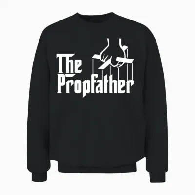 Propfather Unisex Sweatshirt - Black