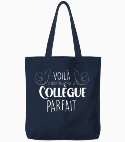 Colleague Perfect Man Who Rips Great Gift Nice T-Shirt, Black, S Tote Bags - Navy