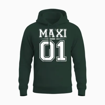 Maxi 01 Familien Outfit | Mutter Vater Kind Set Partnerlook Unisex Hoodie - Forest