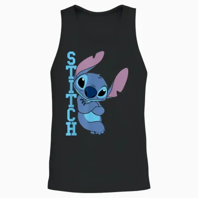 Lilo & Stitch Posing Unisex Tank Top - Black