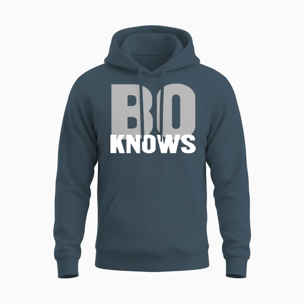 Bo Knows Unisex Hoodie in Dark Heather