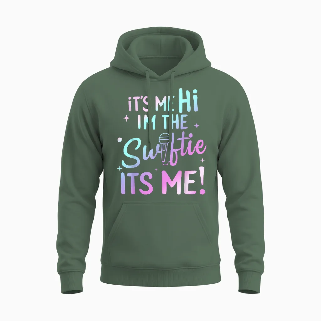 Its Me Hi Im the Birthday Girl Its Me Birthday Taylor Women Unisex Hoodie in Military Green