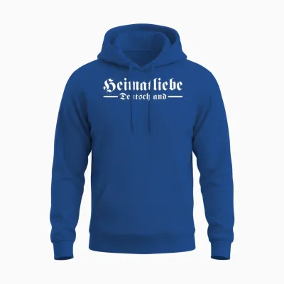 Heimatliebe Deutschland Design Slogan Vintage Klassik Unisex Hoodie - Royal