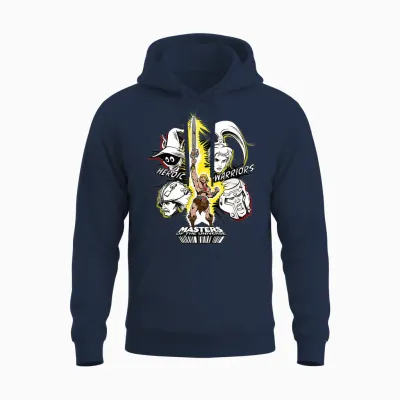 Masters of the Universe - Heroic Warriors Unisex Hoodie - Navy